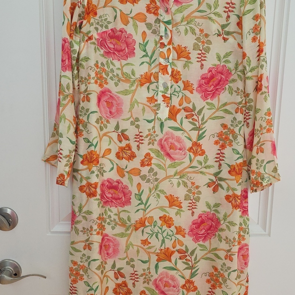 Verandah Floral Midi Dress.  Size Small. NWT - Picture 3 of 13